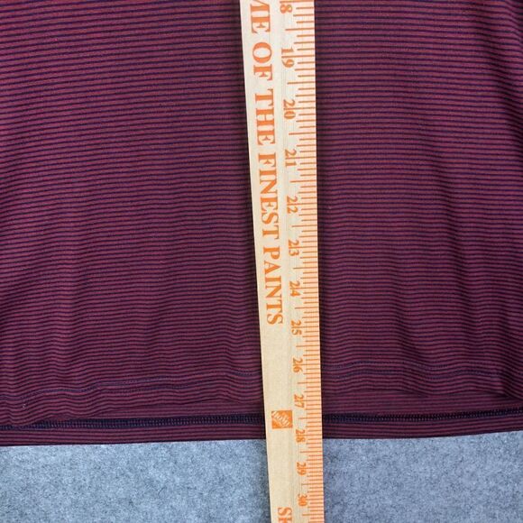 Toad&Co Polo Shirt Mens Medium Striped Marko Short Sleeve Golfer Preppy - Picture 6 of 9